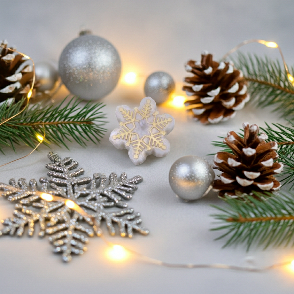 Snowflake Scented Candle