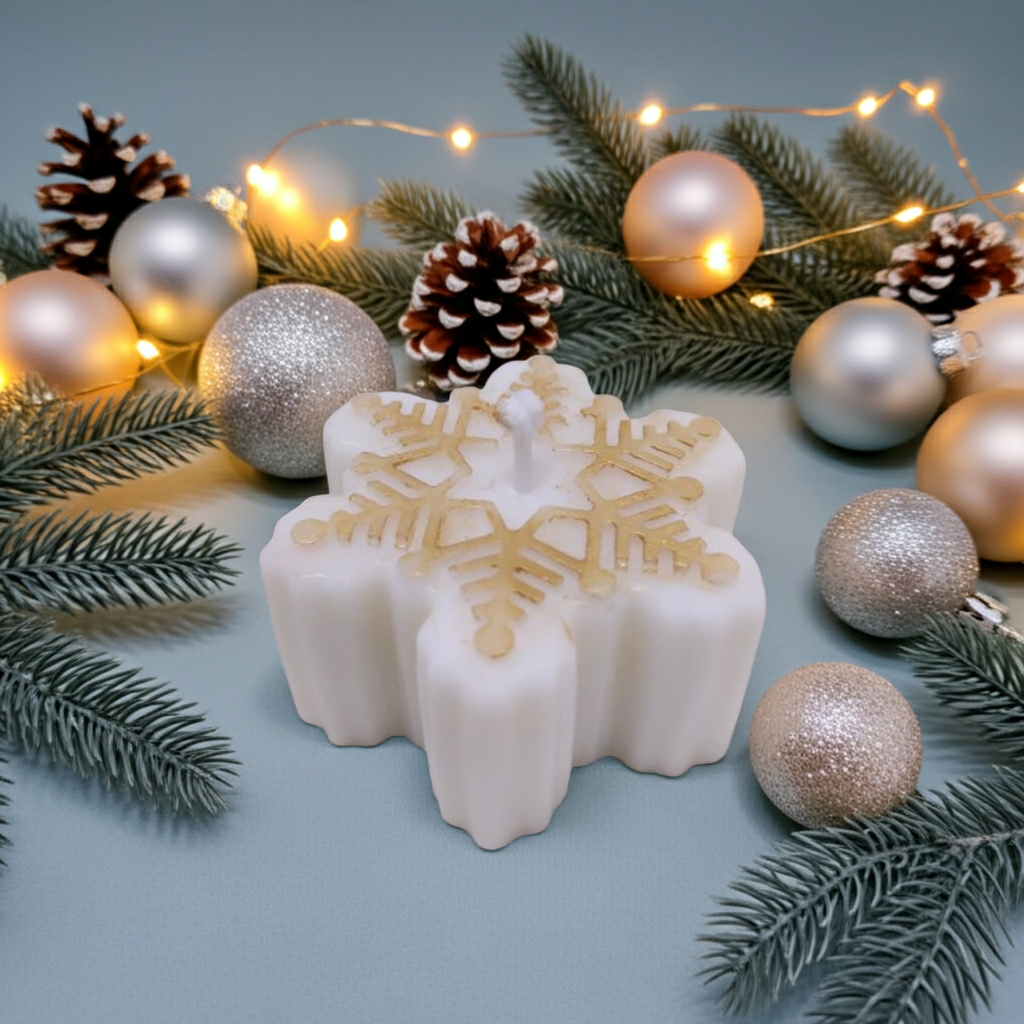 Snowflake Scented Candle