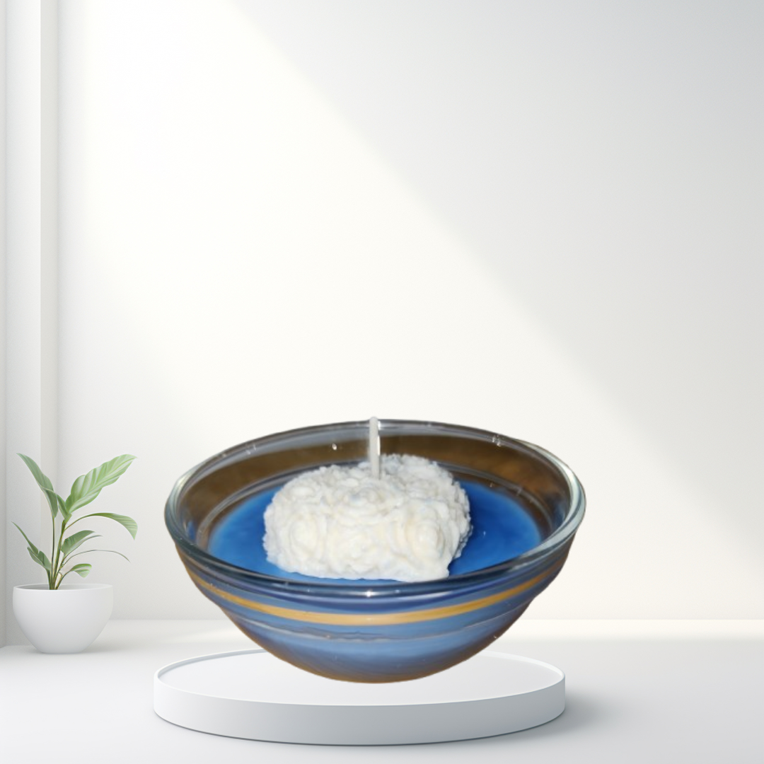 Big Heart in a Glass Bowl Scented Candle