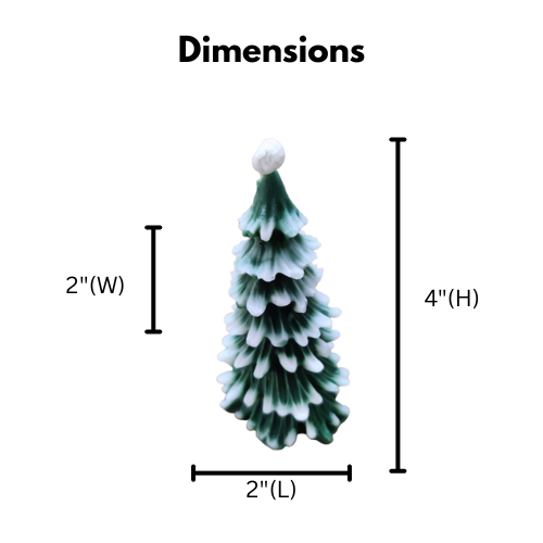 Big Snowy Christmas Scented Candle