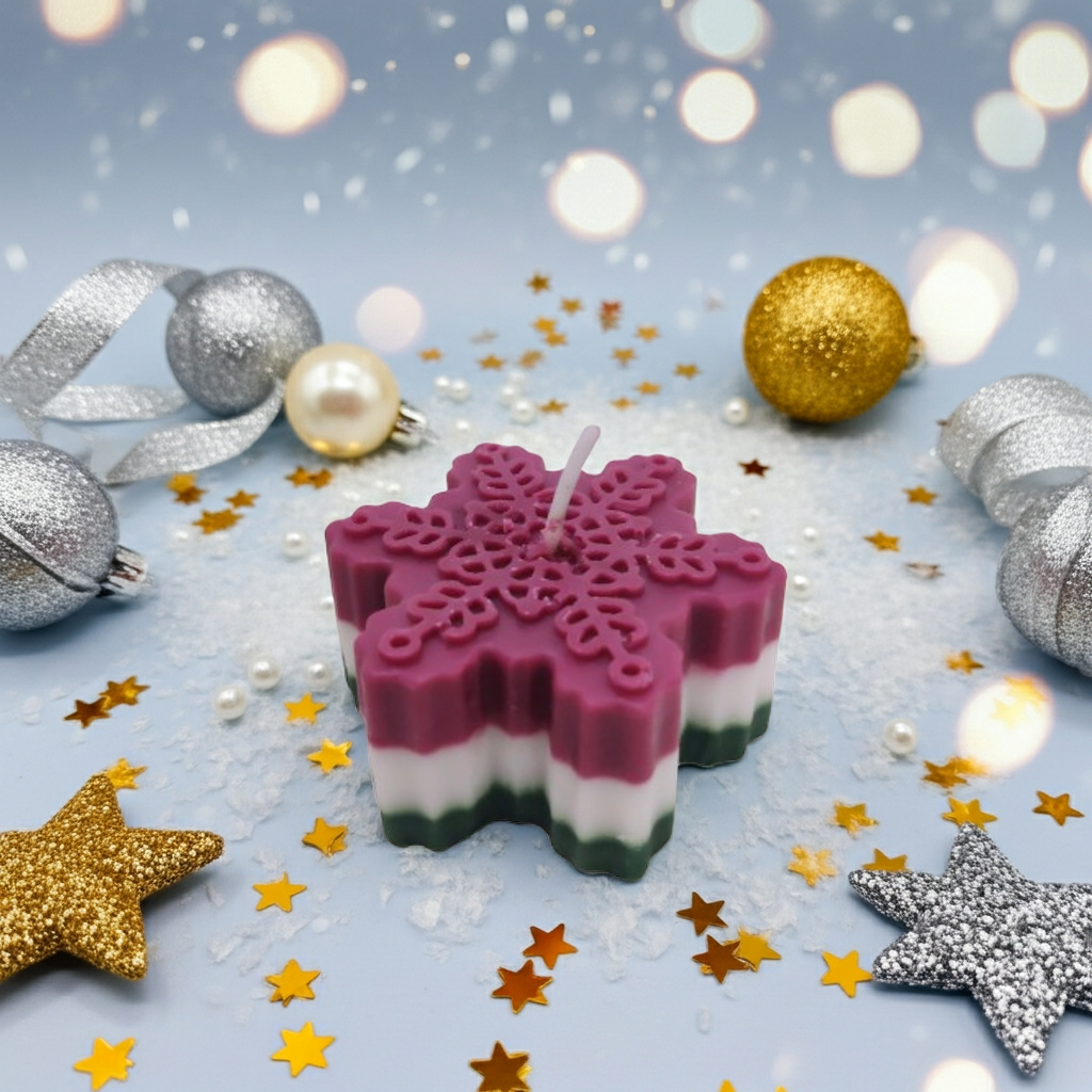 Snowflake Scented Candle