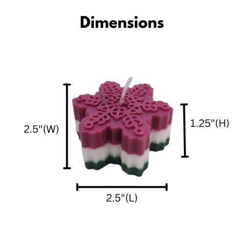 Snowflake Scented Candle