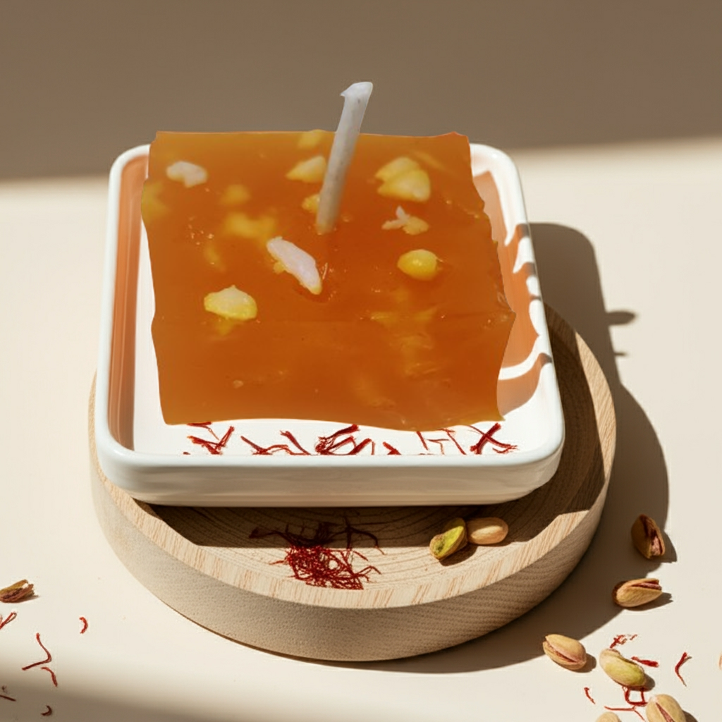 Bombay Halwa Scented Candle(Pack of 2Pcs)