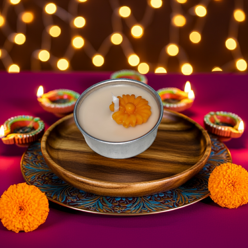 Round Tin TeaLight Scented Candle