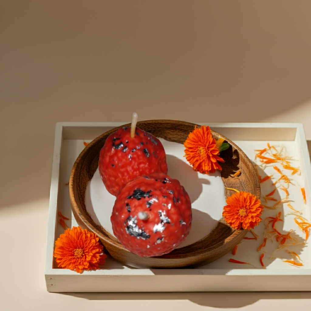 Laddoo Scented Candle 1 Pc