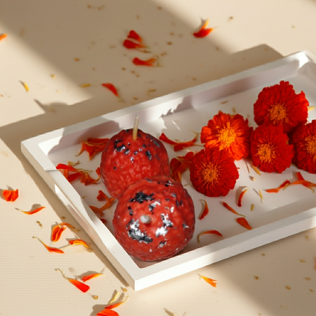 Laddoo Scented Candle 1 Pc