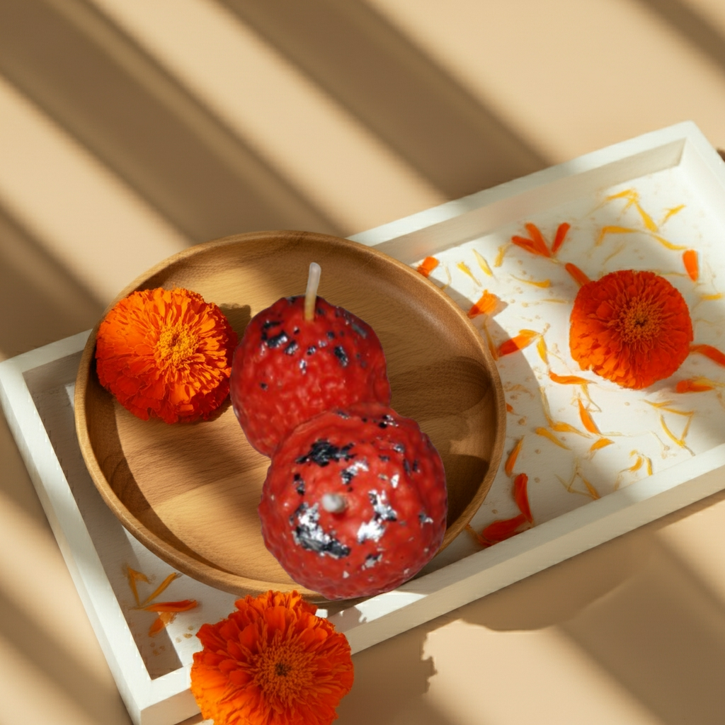 Laddoo Scented Candle 1 Pc