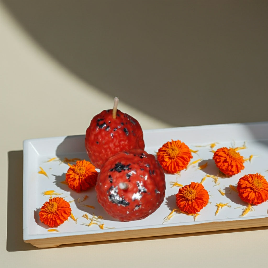 Laddoo Scented Candle 1 Pc