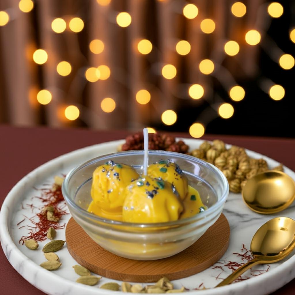 Rasmalai Scented Candle Set
