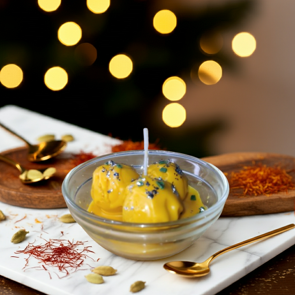 Rasmalai Scented Candle Set