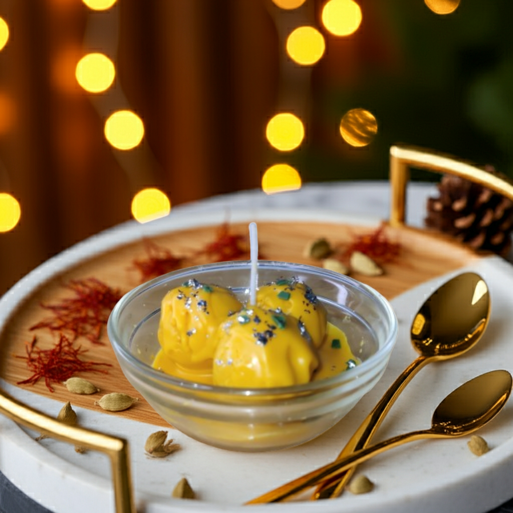 Rasmalai Scented Candle Set
