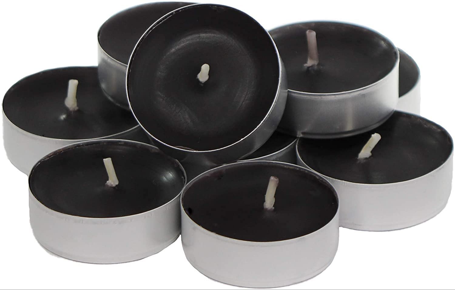 Midnight Glow Black Tealight Candle